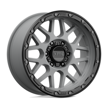 KMC KM53588563400 - Km535 Grenade Off-Road 18X8.5 Matte Gray Matte Black Lip
