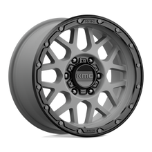 KMC KM53579063418 - Km535 Grenade Off-Road 17X9 Matte Gray Matte Black Lip
