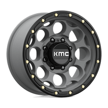 KMC KM54178580900 - Km541 Dirty Harry 17X8.5 Satin Gray With Black Lip