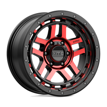 KMC KM54088568900 - Km540 Recon 18X8.5 Gloss Black Machined With Red Tint