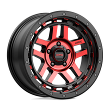 KMC KM54088550900 - Km540 Recon 18X8.5 Gloss Black Machined With Red Tint