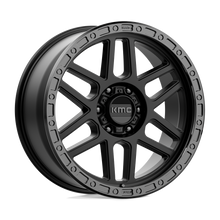 KMC KM54429068718 - Km544 Mesa 20X9 Satin Black With Gloss Black Lip