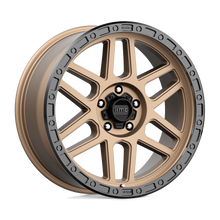 KMC KM54429050618 - Km544 Mesa 20X9 Matte Bronze With Black Lip