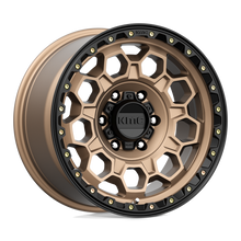 KMC KM54579068600 - Km545 Trek 17X9 Matte Bronze With Black Lip