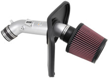 K&N 69-1213TS - 2013-14 Honda Accord 2.4L L4 69 Series Typhoon Air Intake System - Silver Cold Air Intake Kit