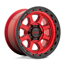 KMC KM54879050912N - Km548 Chase 17X9 Candy Red With Black Lip