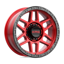 KMC KM54429088900 - Km544 Mesa 20X9 Candy Red With Black Lip
