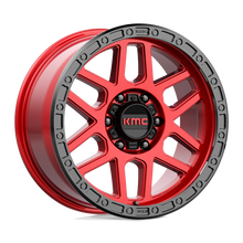 KMC KM54489064918 - Km544 Mesa 18X9 Candy Red With Black Lip