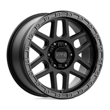 KMC KM54489068718 - Km544 Mesa 18X9 Satin Black With Gloss Black Lip