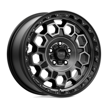KMC KM54578045438 - Km545 Trek 17X8 Satin Black With Gray Tint