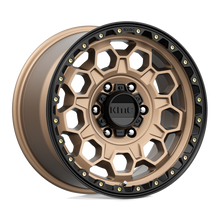 KMC KM54579068618 - Km545 Trek 17X9 Matte Bronze With Black Lip