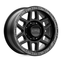 KMC KM54489080718 - Km544 Mesa 18X9 Satin Black With Gloss Black Lip