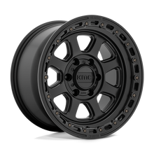 KMC KM54829058718 - Km548 Chase 20X9 Satin Black With Gloss Black Lip
