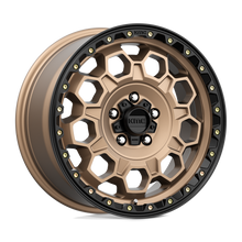 KMC KM54578045638 - Km545 Trek 17X8 Matte Bronze With Black Lip