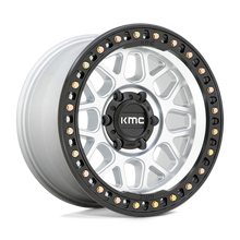 KMC KM54979063518 - Km549 Grs 17X9 Machined With Satin Black Lip