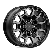 KMC KM71878563418 - Km718 Summit 17X8.5 Satin Black With Gray Tint