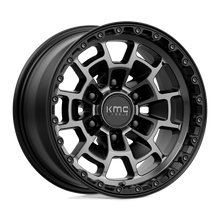KMC KM71868077400 - Km718 Summit 16X8 Satin Black With Gray Tint