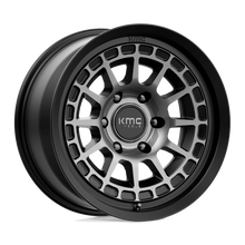KMC KM71978568400 - Km719 Canyon 17X8.5 Satin Black With Gray Tint