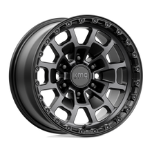 KMC KM71878568400 - Km718 Summit 17X8.5 Satin Black With Gray Tint