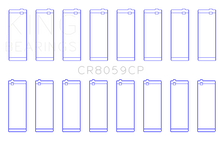 King Engine Bearings CR8059CP0.75 - Gm Duramax 6.6 2008 - Current B Rod (Size +0.75mm) Connecting Rod Bearing Set