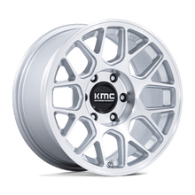 KMC KM730SD17856810N - Km730 Hatchet 17X8.5 Gloss Silver W/ Machined Face
