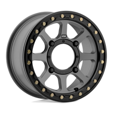 KMC KS23456044438 - Ks234 Addict 2 Beadlock 15X6 Satin Gray