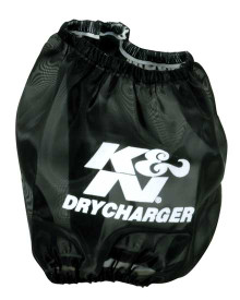 K&N HA-6806DK - Drycharger Air Filter Wrap-Round Tapered Black 4.75in Base ID x 4.5in Top ID x 4.75in H