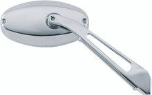 Kuryakyn 1437 - Ellipse Mirror Flat Glass Chrome