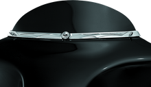 Kuryakyn 1198 - Zombie Windshield Trim 96-13 Touring Chrome