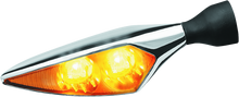 Kuryakyn 2549 - Rhombus Amber Front Right/ Left Rear Chrome