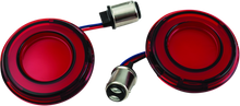 Kuryakyn 2906 - Tracer L.E.D. Rear Turn Signal Insert Red Light Red Lens 1157