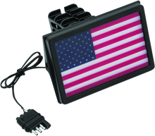 Kuryakyn 2893 - Freedom Flag LED Hitch Cover Black