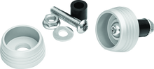 Kuryakyn 3807 - Lodestar Axle Sliders Silver
