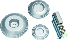 Kuryakyn 3808 - Lodestar Rear Axle Sliders-BMW-Silver