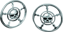 Kuryakyn 3787 - Zombie Speaker Grills Chrome
