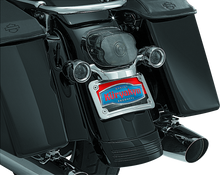 Kuryakyn 3163 - Curved License Plate Mount Chrome