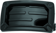 Kuryakyn 3193 - Nova Curved Horizontal Mount Side License Plate Holder Gloss Black