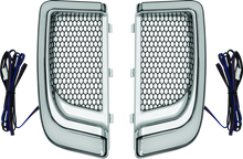 Kuryakyn 5063 - Tracer Lower Fairing Grill Chrome