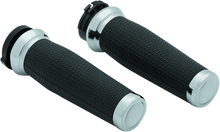 Kuryakyn 5940 - Thresher Grips Dual Cable Chrome