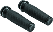 Kuryakyn 5943 - Thresher Grips Throttle-By-Wire Black