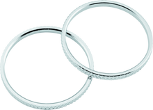 Kuryakyn 6220 - Knurled Accent Rings Chrome (Pair)