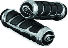 Kuryakyn 6367 - Kinetic Grips Universal 7/8in Chrome