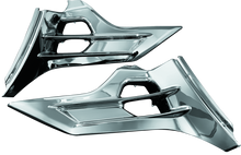 Kuryakyn 7368 - Louvered Battery Box Covers 12-17 Honda GL1800 Chrome