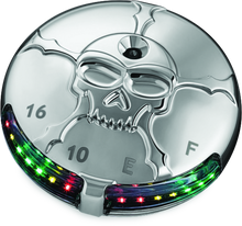 Kuryakyn 7357 - Zombie Fuel & Battery Gauge Chrome