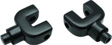 Kuryakyn 8927 - Splined Passenger Peg Adapter Indian Black