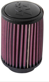 K&N RB-0510 - Universal Rubber Filter 2.125in Flange ID 3.5in Base OD 3.5in Top OD 5in Height