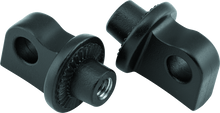 Kuryakyn 8898 - Splined Peg Adaptors Satin Black