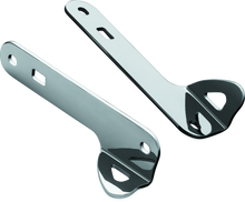 Kuryakyn 949 - Custom Teardrop Tie-Down Brackets 14-Up Touring Chrome