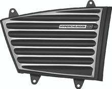 Kuryakyn 9369 - Classic Faceplate Hypercharger ES Black & Chrome