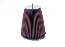 K&N RC-4560 - Universal Chrome Filter 3.25 inch FLG / 5.75 inch Bottom / 3.5 inch Top / 6  5/8 inch Height